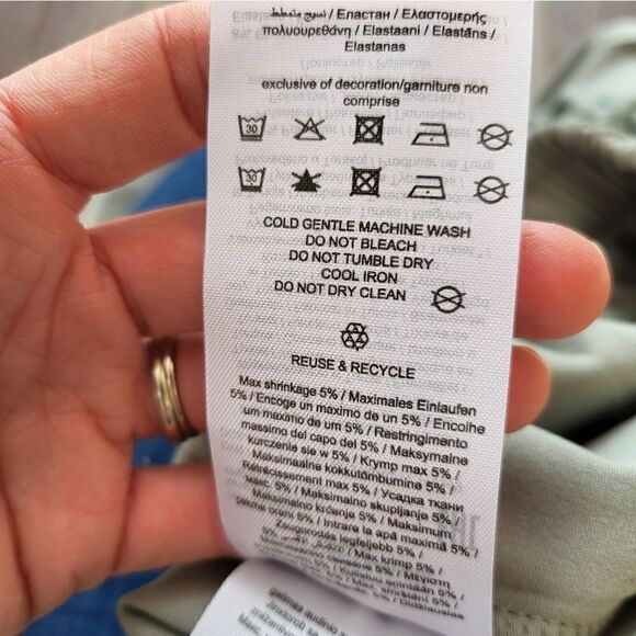 Nwt Only track pant size xs light olive green - Picture 12 of 13